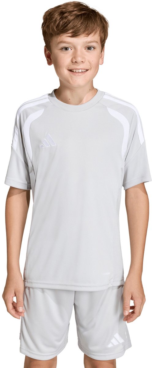 496x1200-34 adidas T-shirt Kinderen Tiro 26 League Jersey Lichtgrijs - Maat 140cm - Afbeelding 1