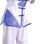 Allecto Plus - Volwassen Kung Fu Pak met Draak Borduursel voor Tai Chi, Leeuwendans, Vechtspellen