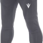 Macron Nepri Hero Polyesterbroek Kinderen - Antraciet / Wit | Maat: 7-8 Y