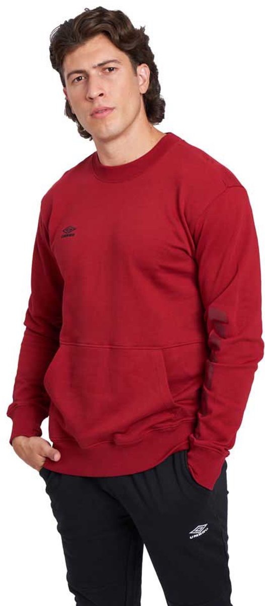 526x1200-6 Umbro Utility Sweatshirt Rood S Man,Vrouw - Afbeelding 1