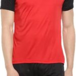 Nivia Destroyer voetbalshirtset (rood/zwart, XS) | Voor mannen, jongens | Lichtgewicht | Comfortabel | Stijlvol | Gewatteerd | Geschiktheid