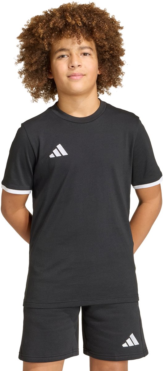 528x1200-6 Adidas Performance Entrada26 T-Shirt Kids - Kinderen - Zwart - Afbeelding 1