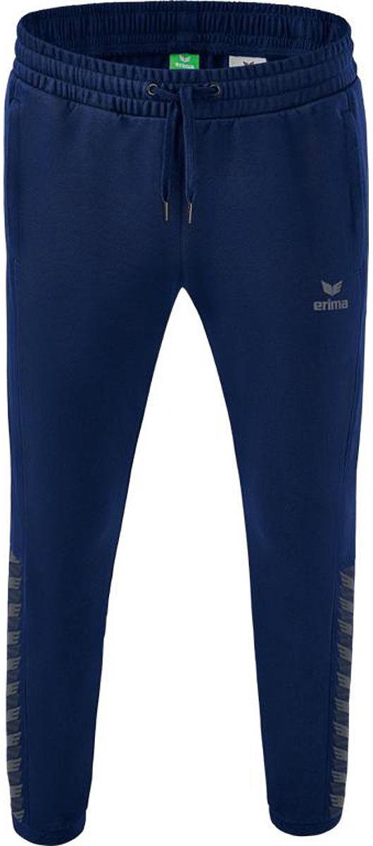 530x1200-6 Erima Essential Team Sweatbroek Heren - New Navy / Slate Grey | Maat: L - Afbeelding 1