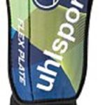 Uhlsport Flex Plate Scheenbeschermers - Navy / Ice Grey / Fluo Yellow - XS