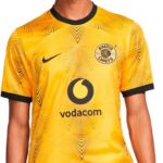 NIKE Kaizer Chiefs Dri Fit Stadium Huis 22/23 Kort Mouw T-Shirt Heren - Taxi / Taxi / Black / Black - L