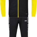 Unisex Trainingspak Polyester Performance voor Kinderen - Zwart/Geel