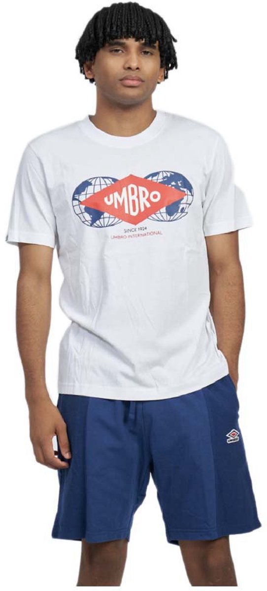 542x1200-6 Umbro International T-shirt Met Korte Mouwen Wit XL Man - Afbeelding 1