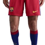 Nike Fc Barcelona Heren Wedstrijdshort Fz1332-602 - Kleur Rood - Maat M