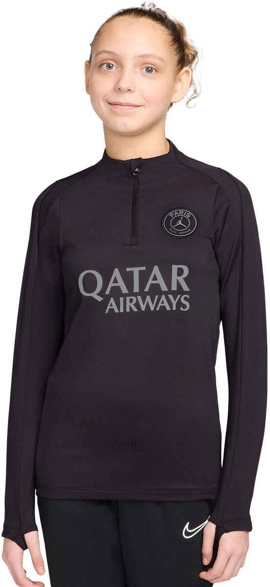 552x1200 Nike Paris Saint-Germain Strike Drill Top - Zwart - Maat M (137/147) - Kids - Afbeelding 1