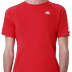 Kappa Coen Slim 222 Banda T-shirt Met Korte Mouwen Rood S Man