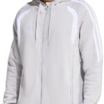 adidas Sweater Heren Tiro 26 League Sweat Full Zip Hoody Grijs - Maat S