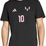 Adidas Messi Name&number Graphic T-shirt Met Korte Mouwen Zwart S Man