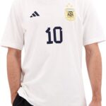 Adidas Messi 10 Gfx T-shirt Met Korte Mouwen Wit L Man