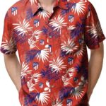 Zomer T-shirt Korte Mouw Heren Tropisch Bloem T-shirt Strand Kleding