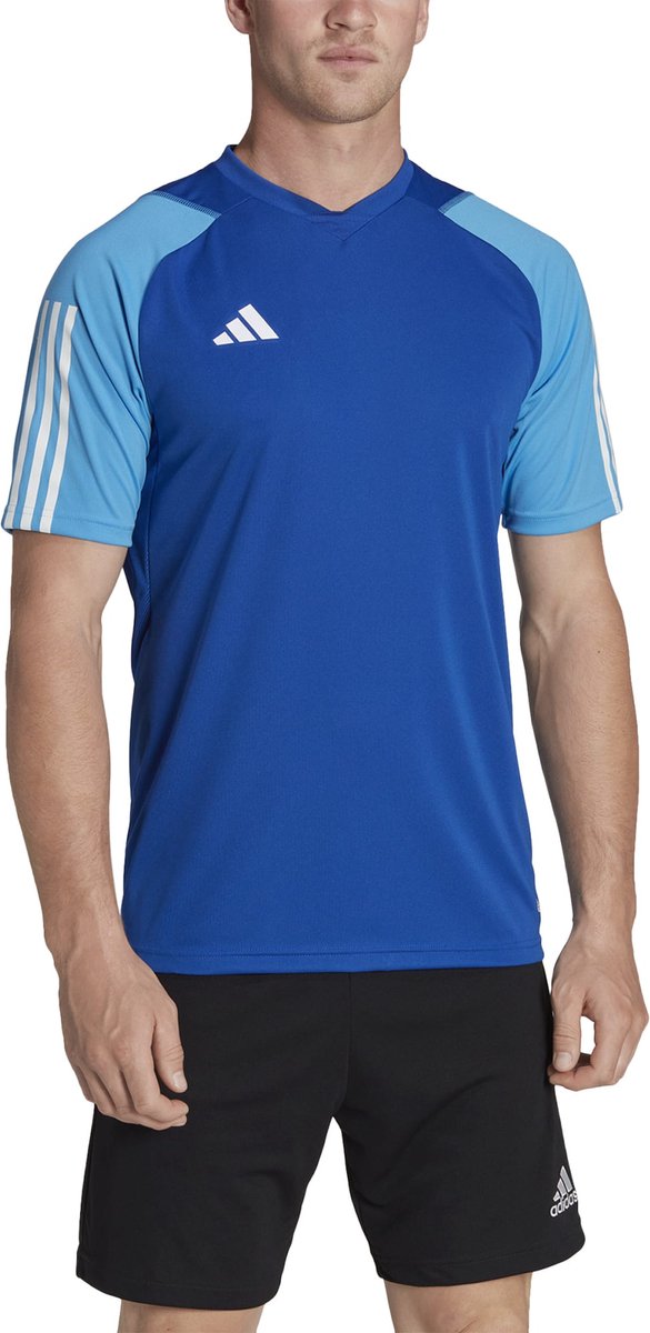 585x1200-16 adidas Performance Tiro 23 Competition Voetbalshirt - Heren - Blauw- S - Afbeelding 1