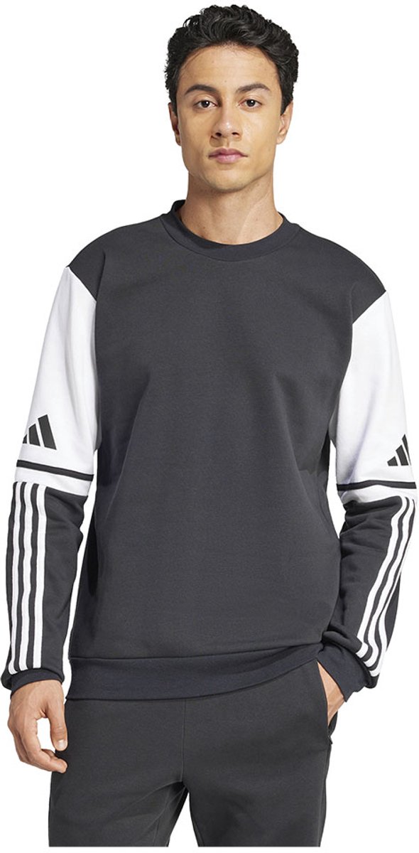590x1200-5 Adidas Squadra 25 Crewneck Sweatshirt Zwart 3XL / Regular Man - Afbeelding 1