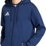Adidas Performance Entrada26 Hoodie Met Lange Ritssluiting - Heren - Blauw