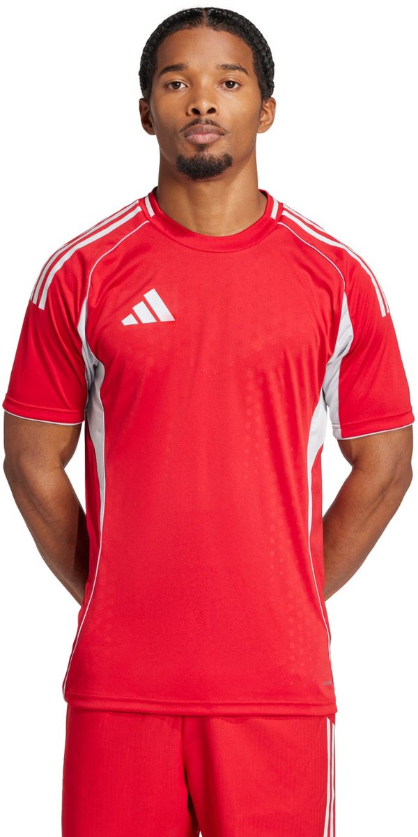 600x1200-14 adidas T-shirt Heren Tiro 25 Competition Match Rood - Maat L - Afbeelding 1