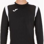 Joma Champion V Voetbalshirt Lange Mouw Kinderen - Zwart / Wit | Maat: 152
