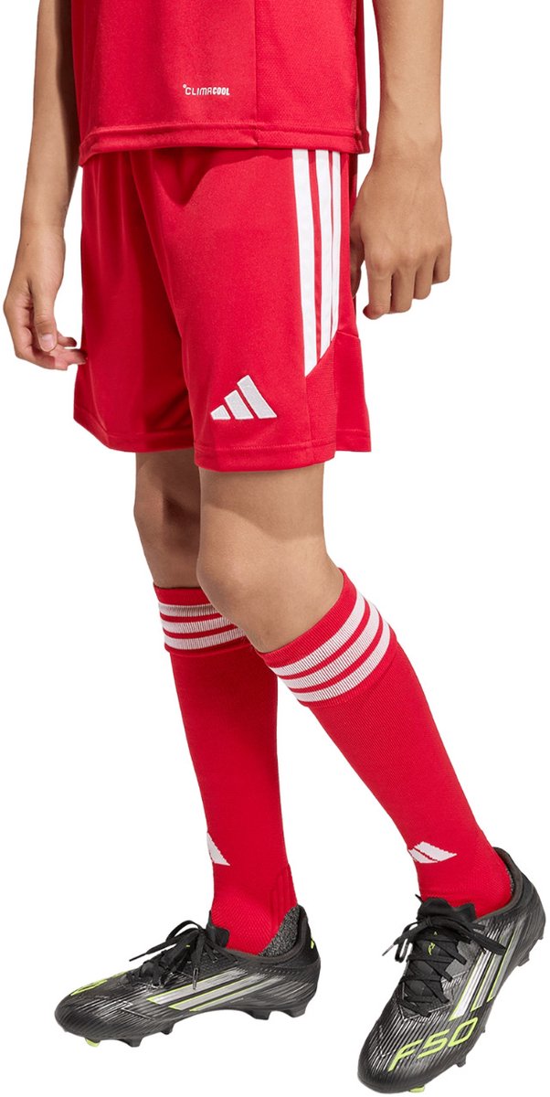 602x1200 adidas Short Kinderen Tiro 26 League Rood - Maat 140cm - Afbeelding 1