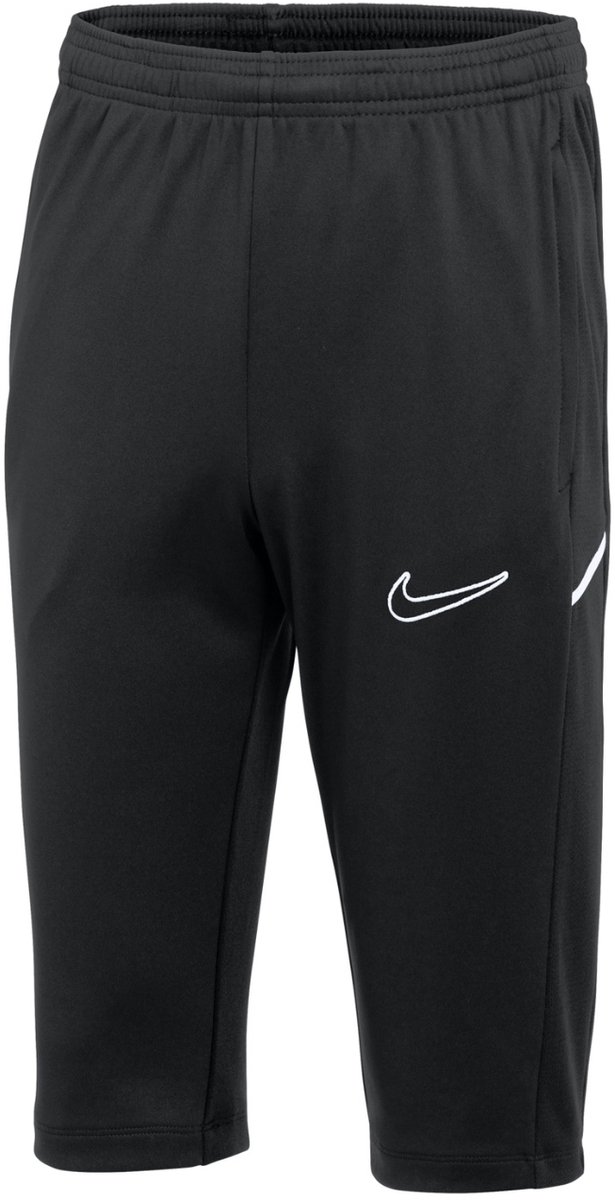 615x1200-1 Nike Team Broek Kinderen Dri-FIT Academy 25 3/4 Zwart - Maat M - Afbeelding 1
