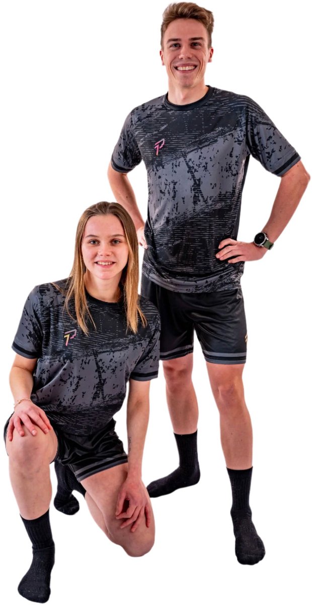 620x1200-3 Proma Sports - Performance Shirt - Nightvision Asphalt - 152/164 - ESPORTS / FOOTBALL Tenue - Kinderen - Volwassenen - Unisex - Teamsports - Fitnessshirt - Voetbalshirt - Tennisshirt - Padelshirt - Gamingshirt - Virtual Sim Racing F1 GT - Afbeelding 1