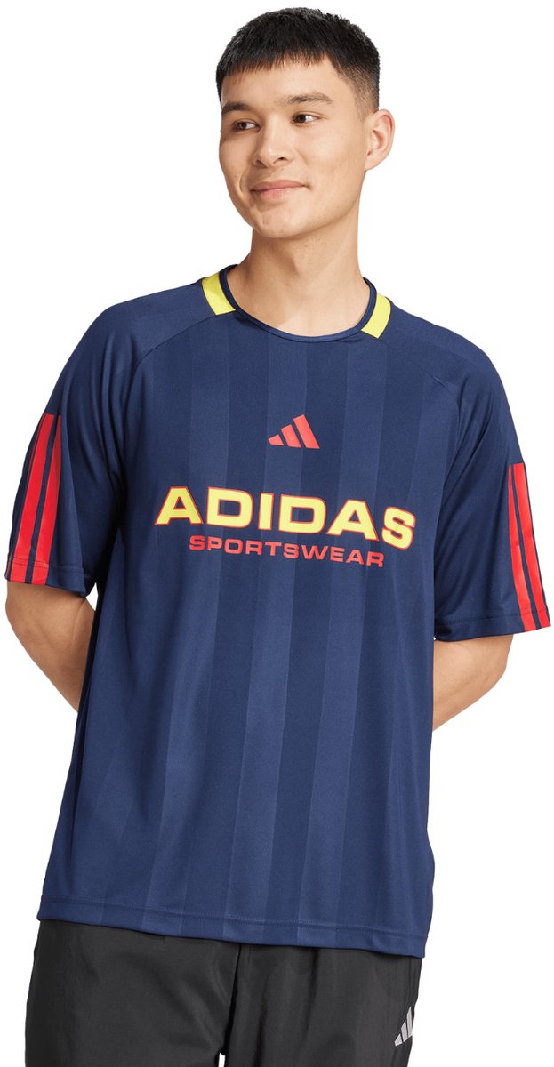 623x1200-4 adidas T-shirt Heren Tiro Jersey Donkerblauw - Maat XL - Afbeelding 1