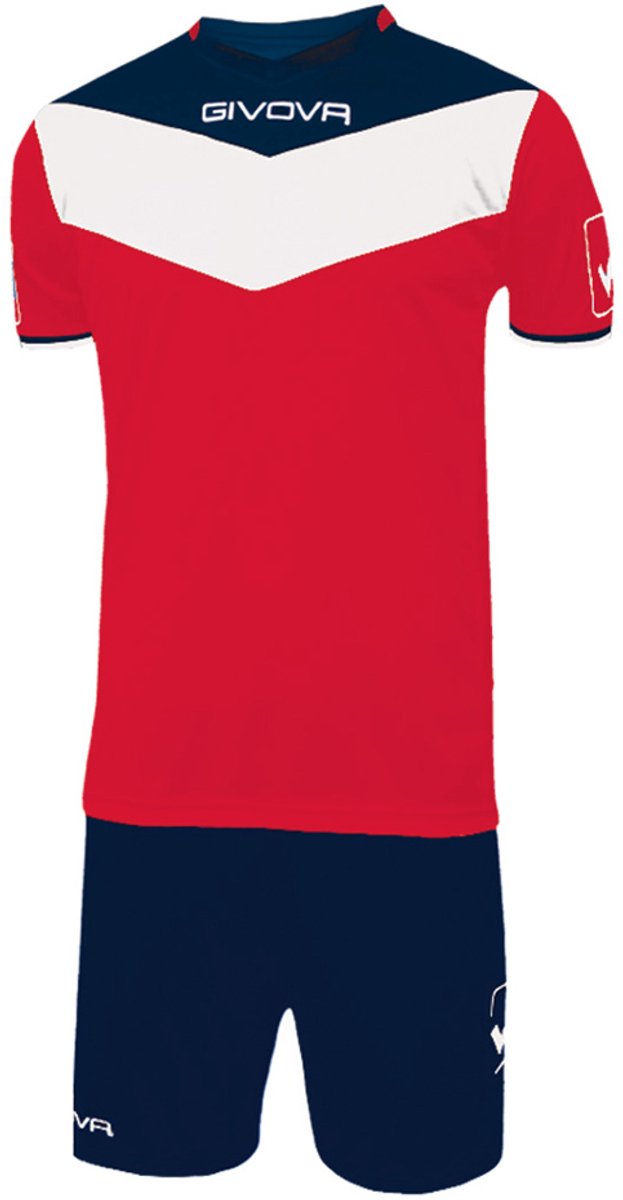 623x1200-9 Givova Set Kit Campo Rood-Donkerblauw KITC53 - Maat S - Afbeelding 1