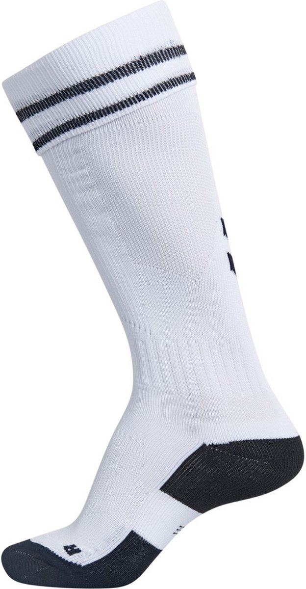 624x1200-10 Hummel Fußballstutzen Element Football Sock White/Black-39-42 - Afbeelding 1