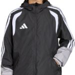 adidas Jas Kinderen Tiro 26 Competition All Weather Zwart - Maat 140cm