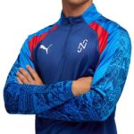 Puma Neymar Jr Playmaker Sweatshirt Met Halve Rits Blauw XL Man