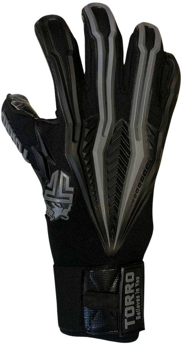 640x1200-4 Torro ETTO Gecko Keepershandschoenen - Ergo Roll Negative - Adults - Black/Black - DCL - Afbeelding 1