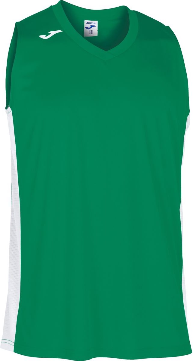 642x1200 Joma Cancha III Basketbalshirt Heren - Groen / Wit | Maat: M - Afbeelding 1