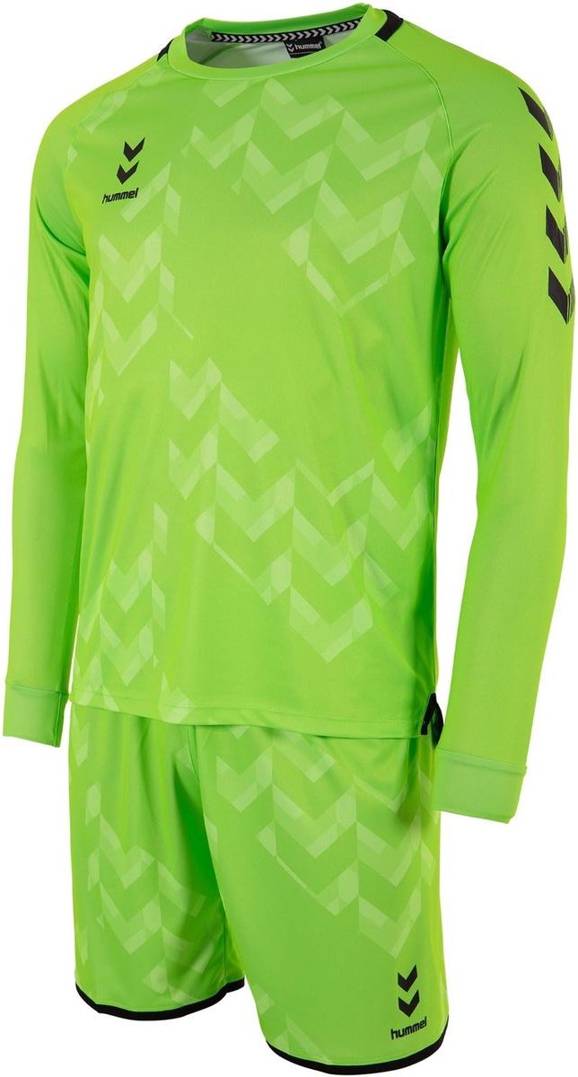 644x1200-1 Hummel Indiana Keeperset Heren - Fluo Groen | Maat: S - Afbeelding 1