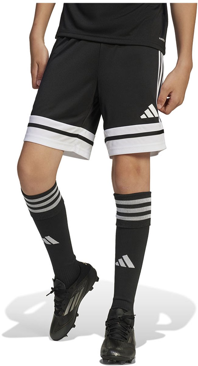 650x1200-2 Adidas Squadra 25 Korte Broek Zwart 7-8 Years Jongens,Meisjes - Afbeelding 1