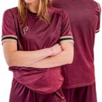 Proma Sports - Performance Shirt - Fade Burgundy - 116/128 - ESPORTS / FOOTBALL Tenue - Kinderen - Volwassenen - Unisex - Teamsports - Fitnessshirt - Voetbalshirt - Tennisshirt - Padelshirt - Gamingshirt - Virtual Sim Racing F1 GT