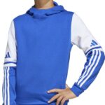 Adidas Squadra 25 Hoodie Blauw 13-14 Years Jongens,Meisjes