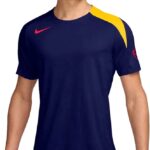 Nike strike dri-fit voetbalshirt in de kleur blauw.