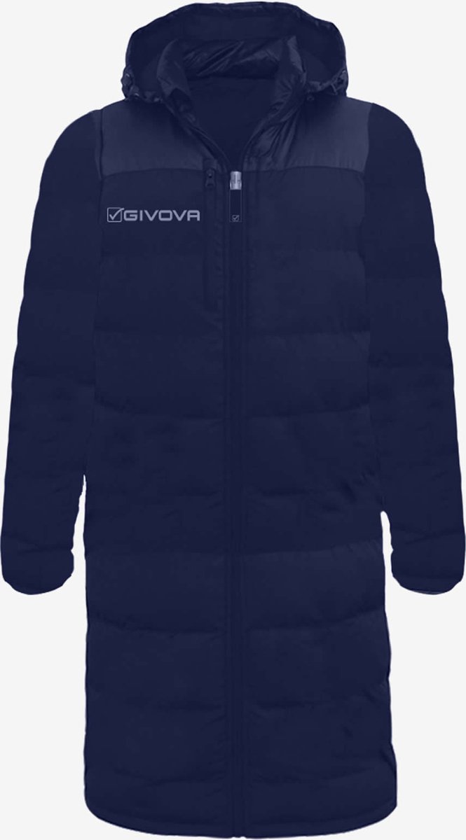 665x1200-1 Givova Panchina Jas Blauw 2XL Man - Afbeelding 1