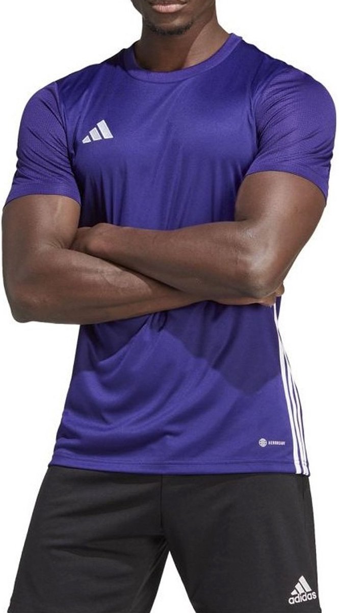 665x1200 adidas Performance Tabela 23 Voetbalshirt - Heren - Paars- L - Afbeelding 1