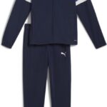 PUMA individualRISE Tracksuit Jr Jongens Trainingspak - Club Navy-Lapis Lazuli - Maat 176