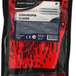 Alert keeperhandschoenen voetbal met polsbescherming maat M latex PU.