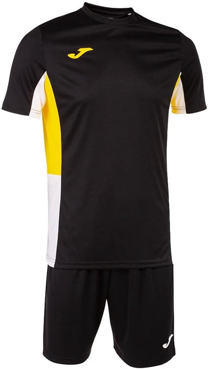 676x1200-8 Voetbalkleding Set Donubio II - Zwart Geel Wit - Licht & Ademend - Afbeelding 1