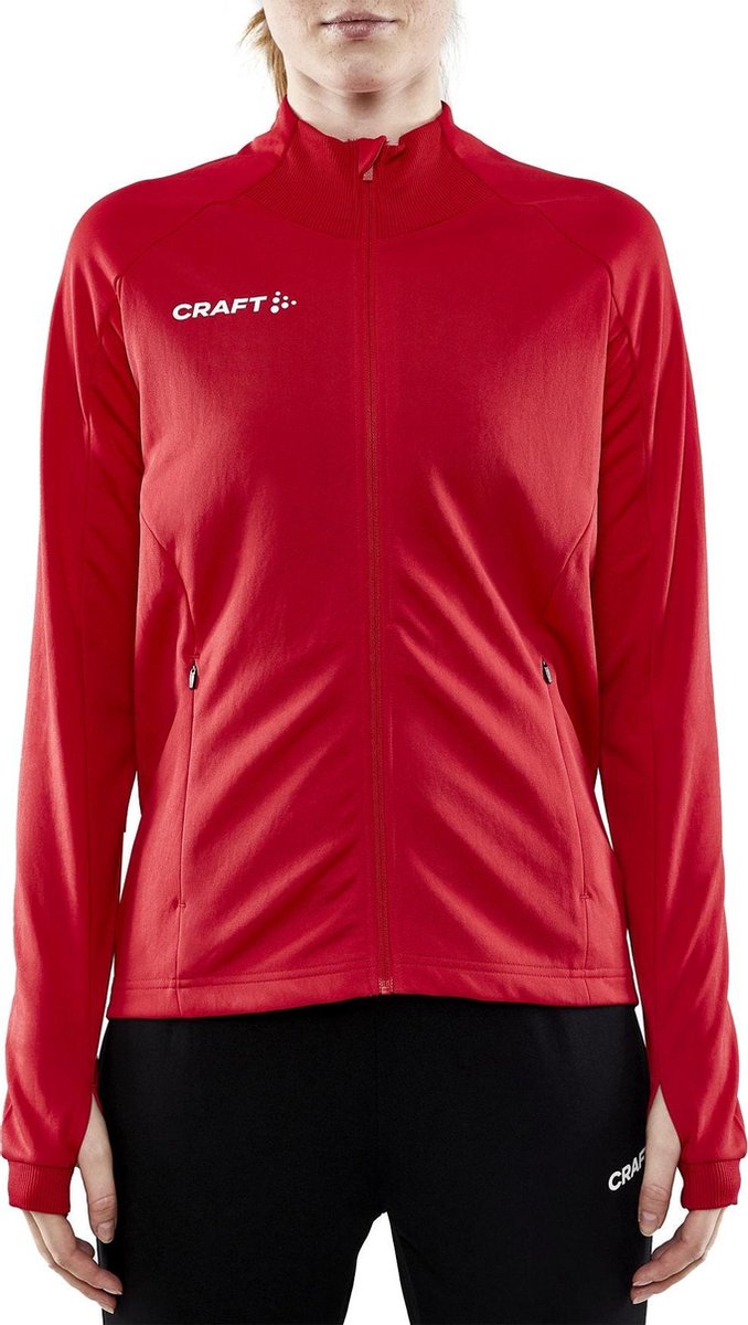 678x1200-3 Craft Craft Evolve Full Zip Sportvest - Maat XS - Vrouwen - rood - Afbeelding 1
