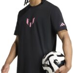 Adidas Messi Graphic T-shirt Met Korte Mouwen Zwart S Man