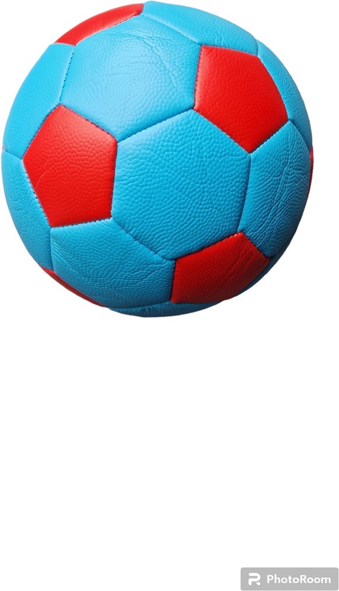 688x1200-8 Voetbal kunstleder 22 Cm Blauw - Afbeelding 1