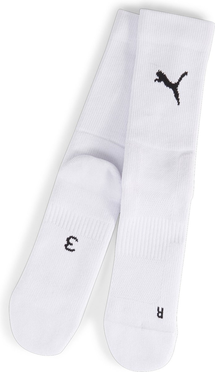 696x1200 PUMA teamGOAL Performance Sock Heren Sportsokken - Puma White-Puma Black - Afbeelding 1