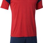 Joma Phoenix Voetbalset Korte Mouw Heren - Rood / Marine | Maat: XL
