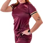 Proma Sports - Performance Shirt - Burgundy (Women) - XXS - Football - Volleyball - Teamsports - Fitness - Tennis