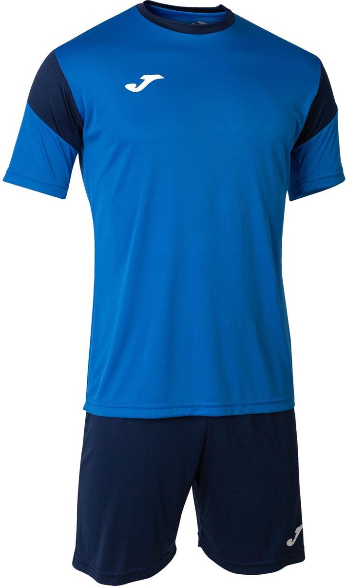 710x1200-8 Joma Phoenix Voetbalset Korte Mouw Kinderen - Royal / Marine | Maat: 140 - Afbeelding 1